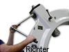 Lünette, Setzstock gebaut von H. Richter Vorrichtungsbau GmbH Deutschland