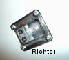 gravierte Skala auf Pinole, gebaut von H. Richter Vorrichtungsbau GmbH, Deutschland, thumbnail